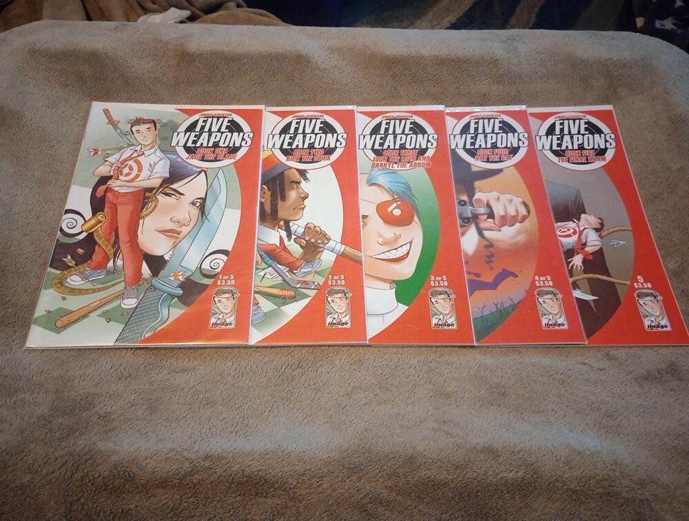 Five Weapons #1-5 (Image Comics March 2013) Lot Of 5 VF To NM